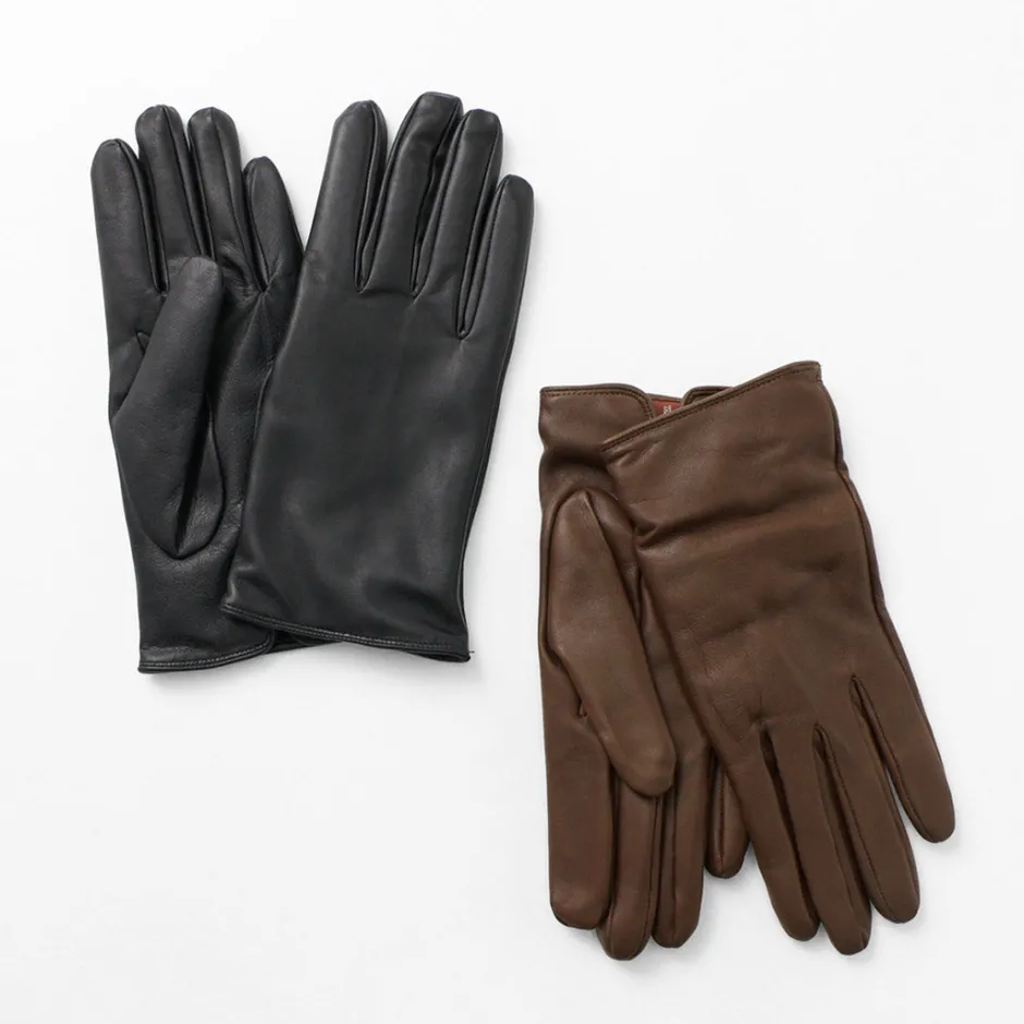 Gloves^DENTS / Bisley / Cashmere-lined leather gloves