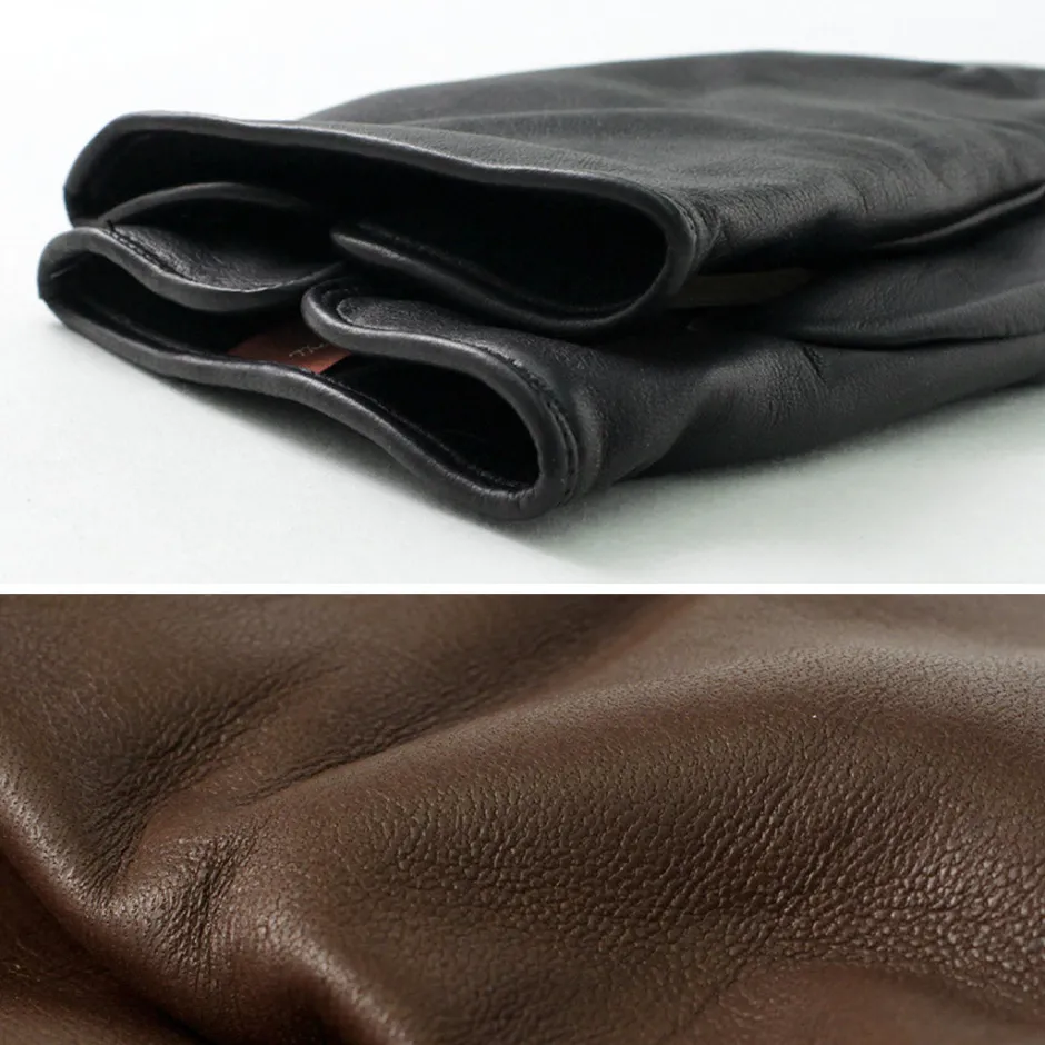 Gloves^DENTS / Bisley / Cashmere-lined leather gloves