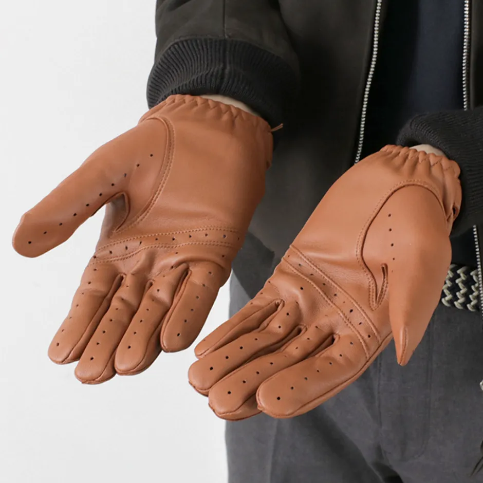 Gloves^DENTS / Fleming / Perforated leather gloves