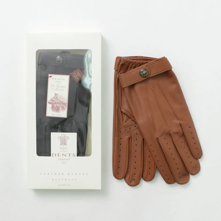 Gloves^DENTS / Fleming / Perforated leather gloves