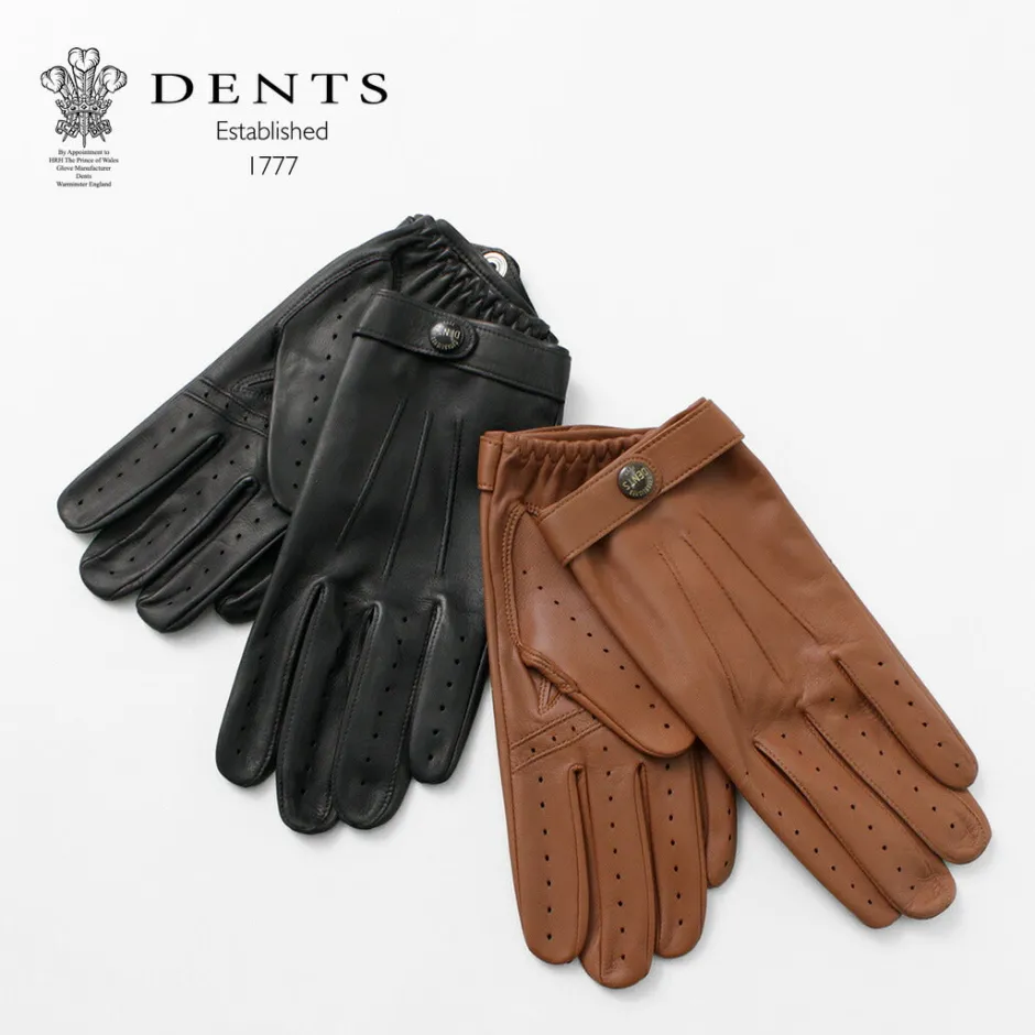 Gloves^DENTS / Fleming / Perforated leather gloves