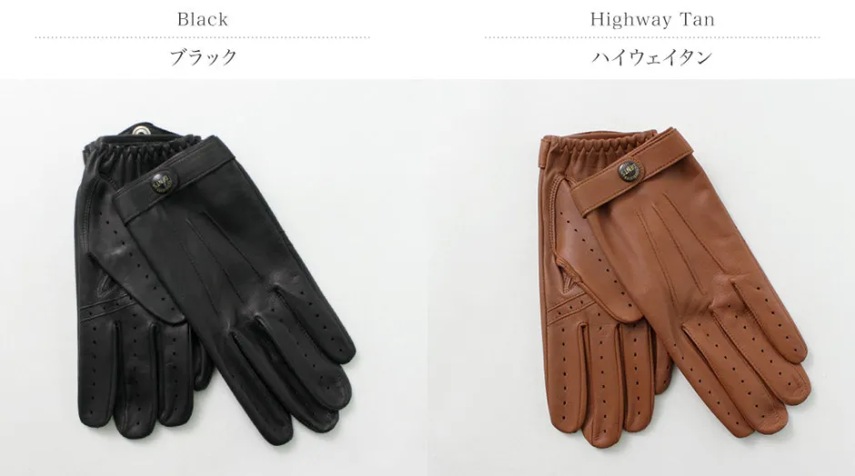 Gloves^DENTS / Fleming / Perforated leather gloves