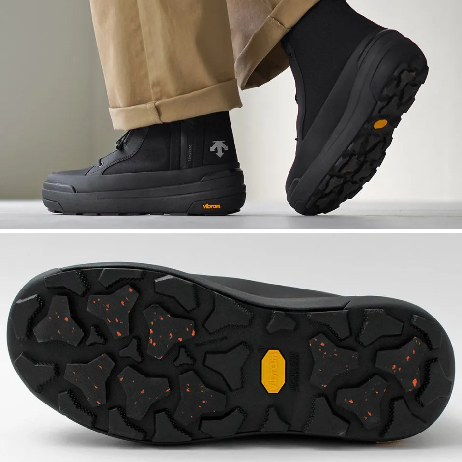 Sneakers^DESCENTE / High Cut Side Zip Lace Up Boots