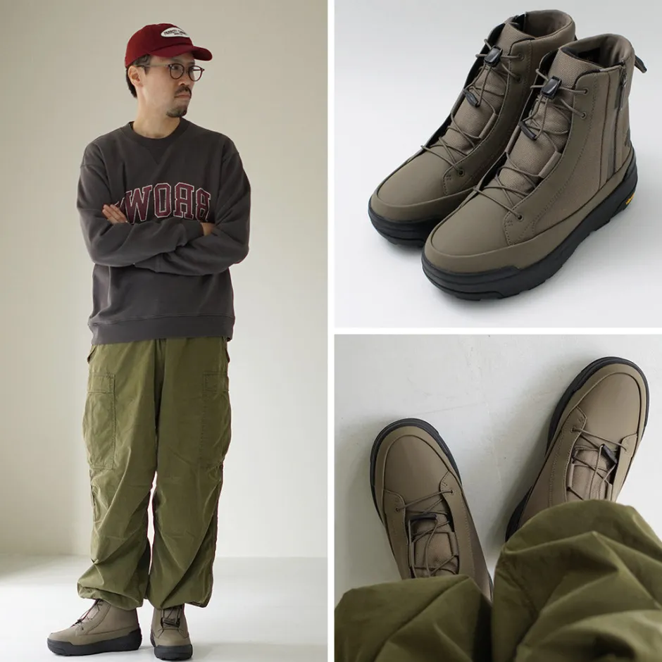 Sneakers^DESCENTE / High Cut Side Zip Lace Up Boots
