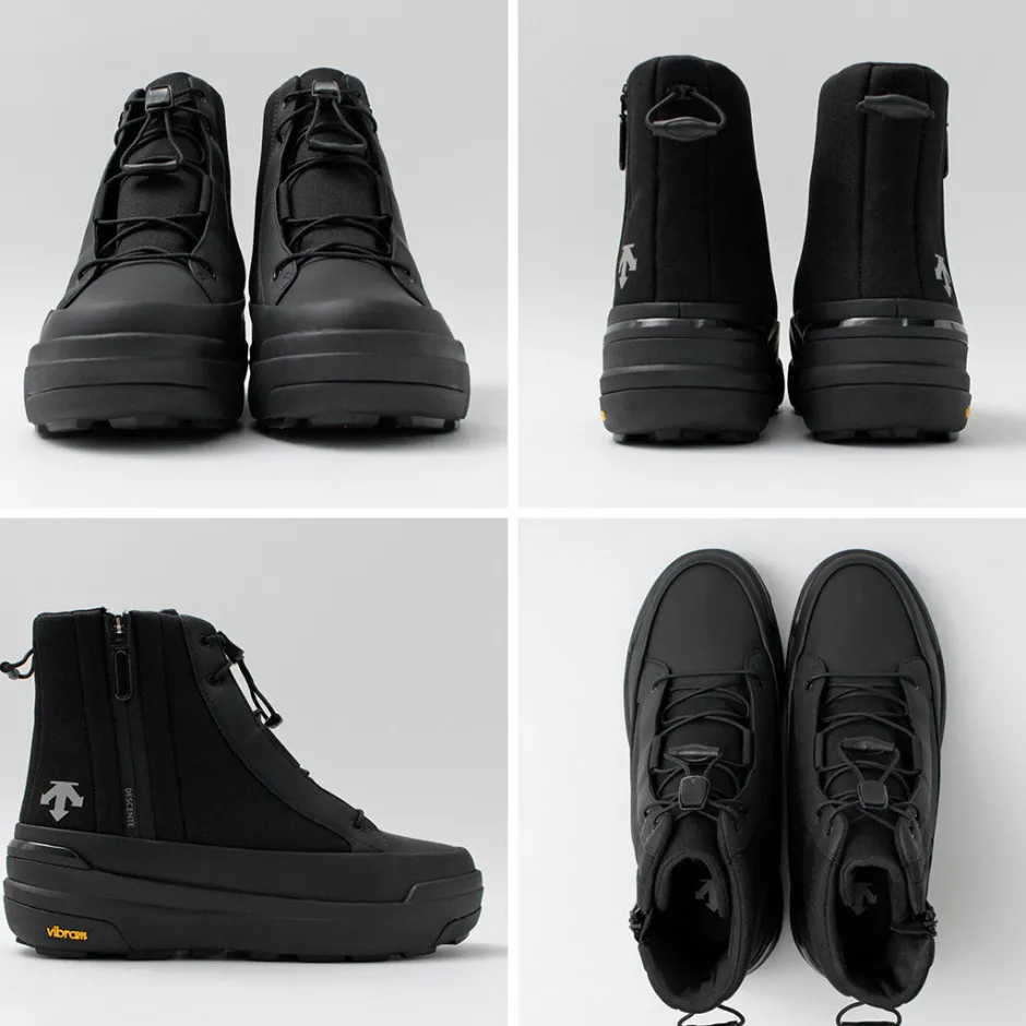 Sneakers^DESCENTE / High Cut Side Zip Lace Up Boots