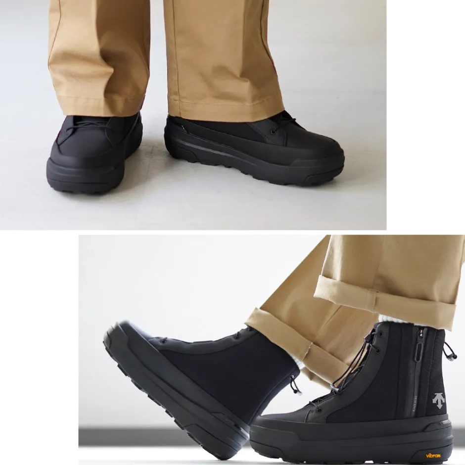 Sneakers^DESCENTE / High Cut Side Zip Lace Up Boots