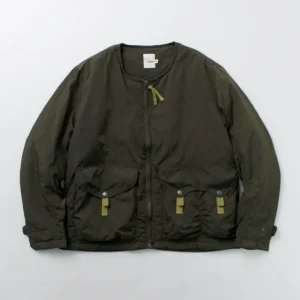 Jackets^DIP/DZT DIP/DZT / No-collar blouson olive