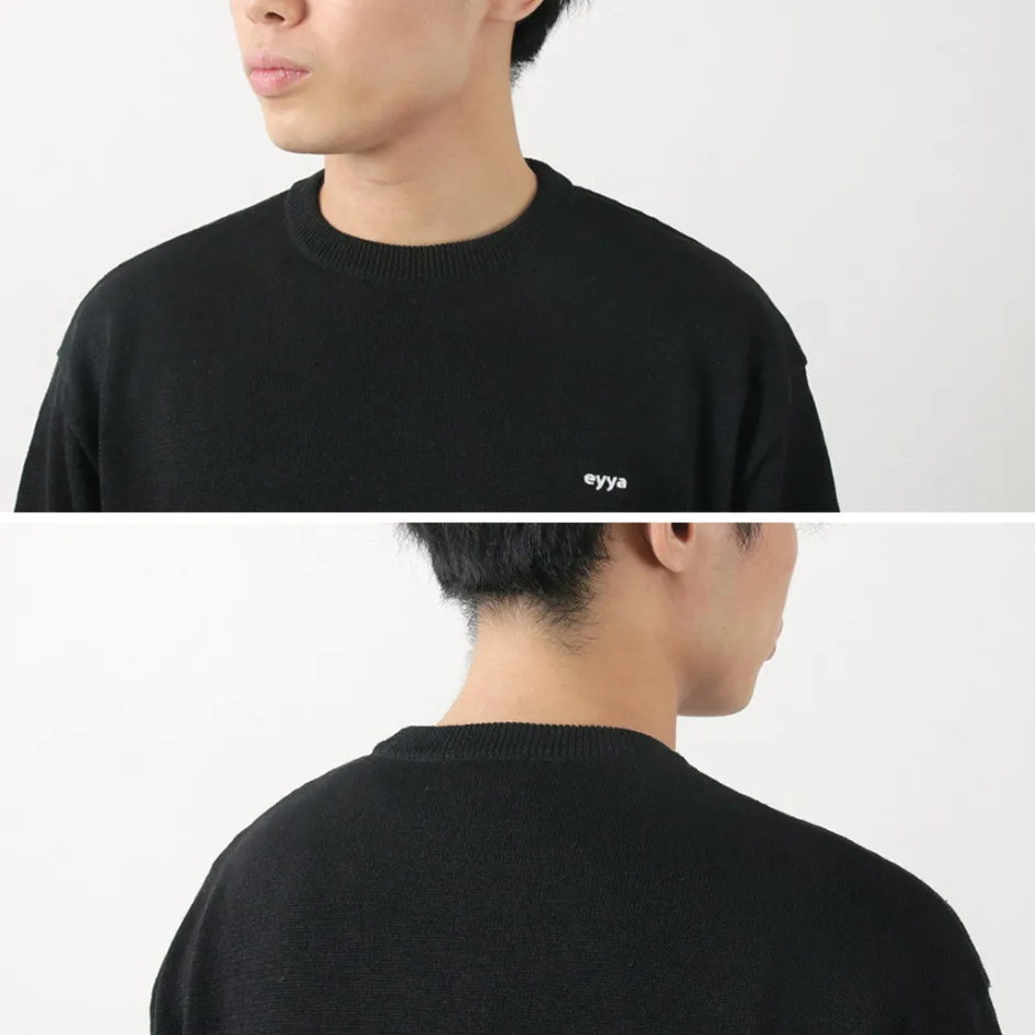 Knits^EYYA / Linen Crew Neck Summer Knit