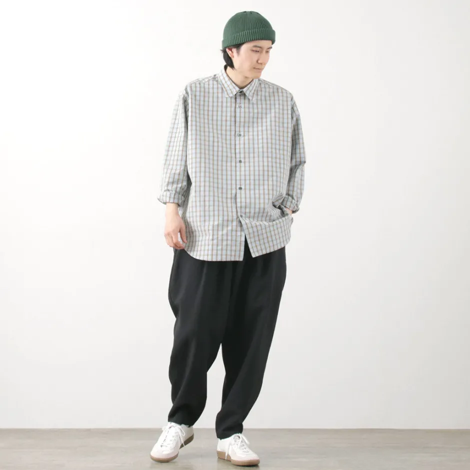 Trousers^F/CE. F/CE. / Lightweight balloon cropped pants black