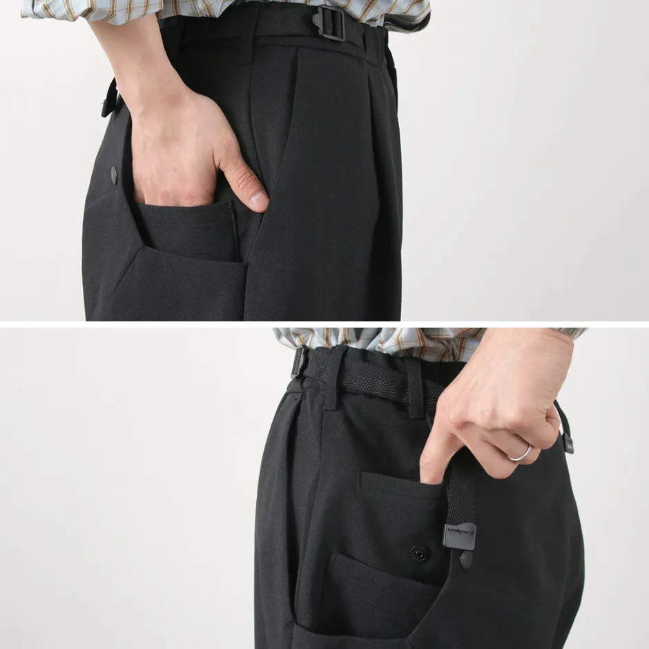 Trousers^F/CE. F/CE. / Lightweight balloon cropped pants black