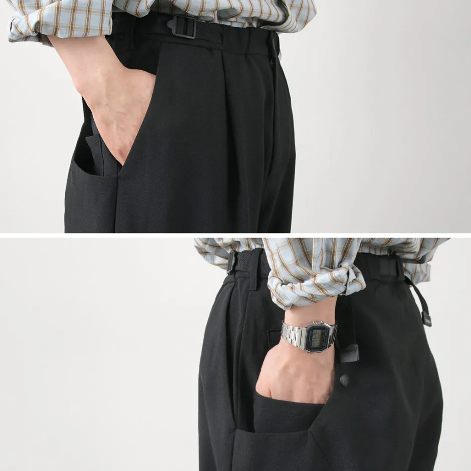 Trousers^F/CE. F/CE. / Lightweight balloon cropped pants black