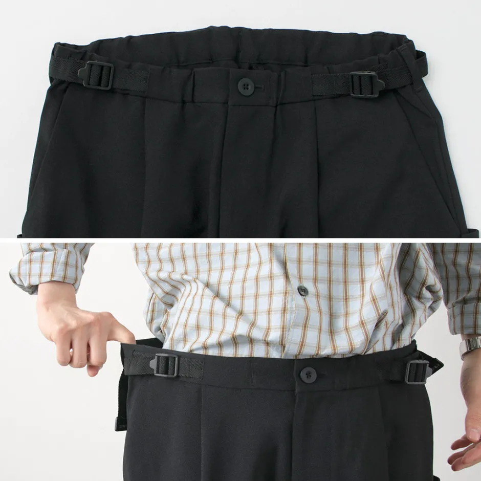 Trousers^F/CE. F/CE. / Lightweight balloon cropped pants black
