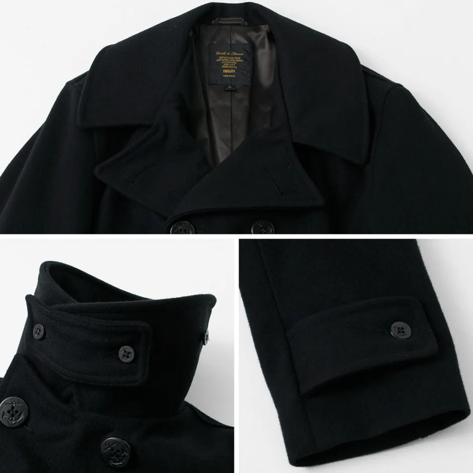 Coats^FIDELITY / 23oz Melton Peacoat black