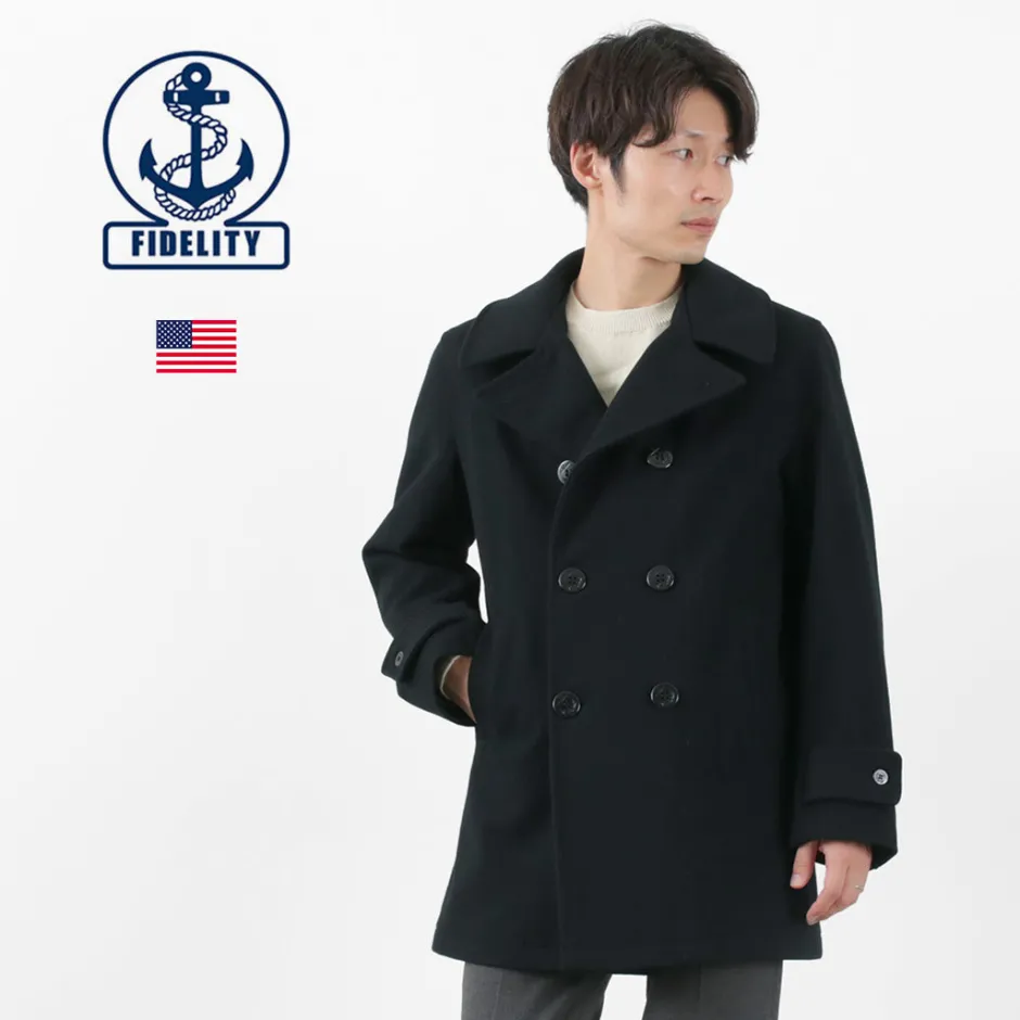 Coats^FIDELITY / 23oz Melton Peacoat black