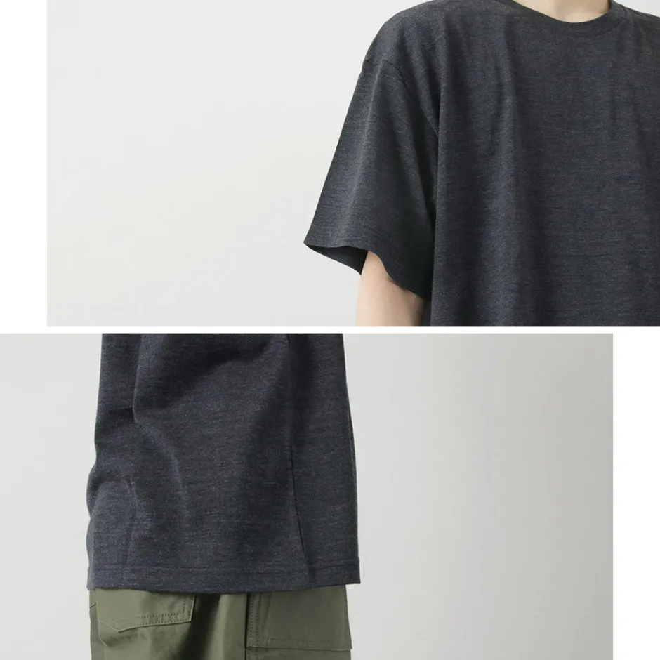 T-Shirts^FILMELANGE / Wolve New Zealand Merino Jersey Box T-Shirt