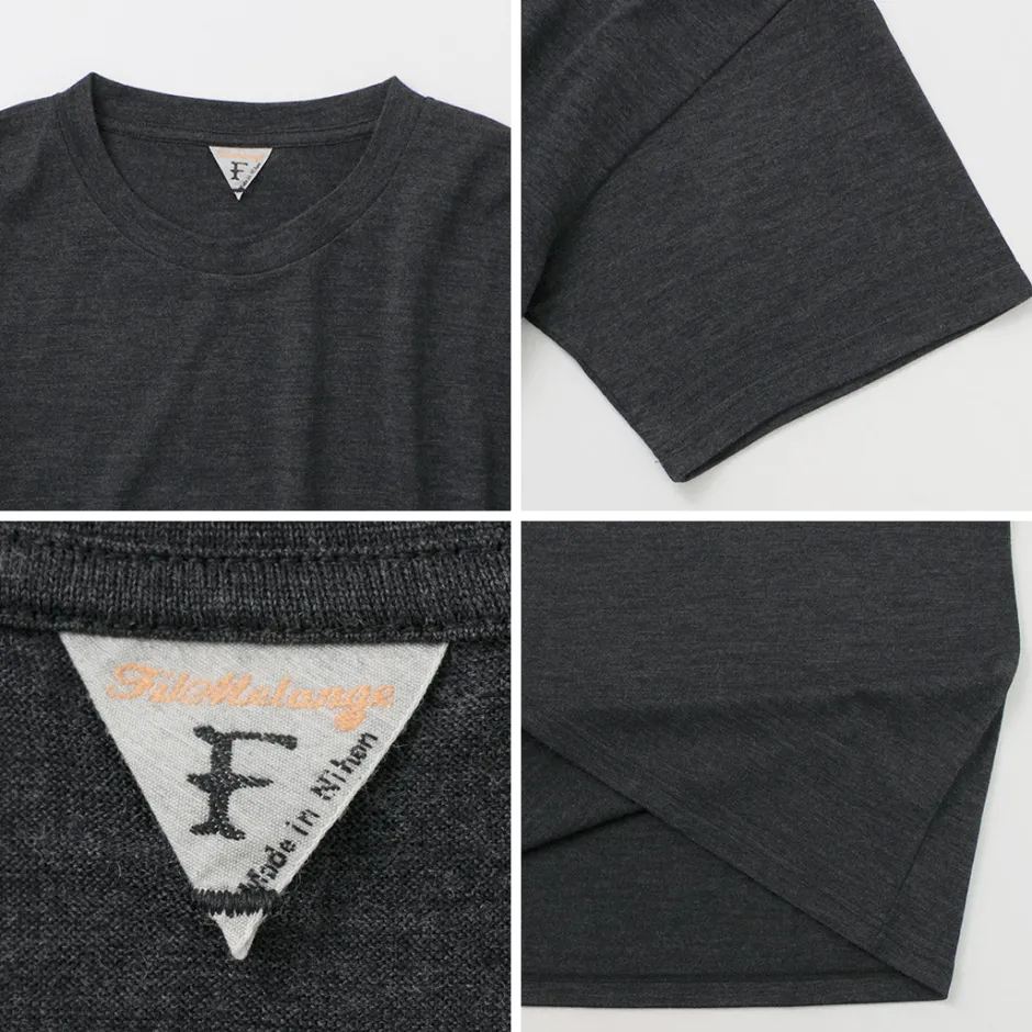 T-Shirts^FILMELANGE / Wolve New Zealand Merino Jersey Box T-Shirt