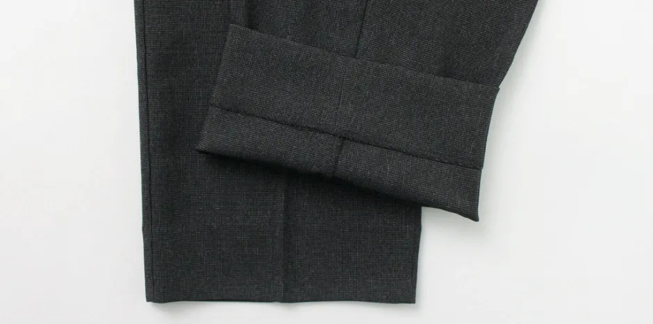 Trousers^FLISTFIA / Wool-like Tuck Wide Trouesrs