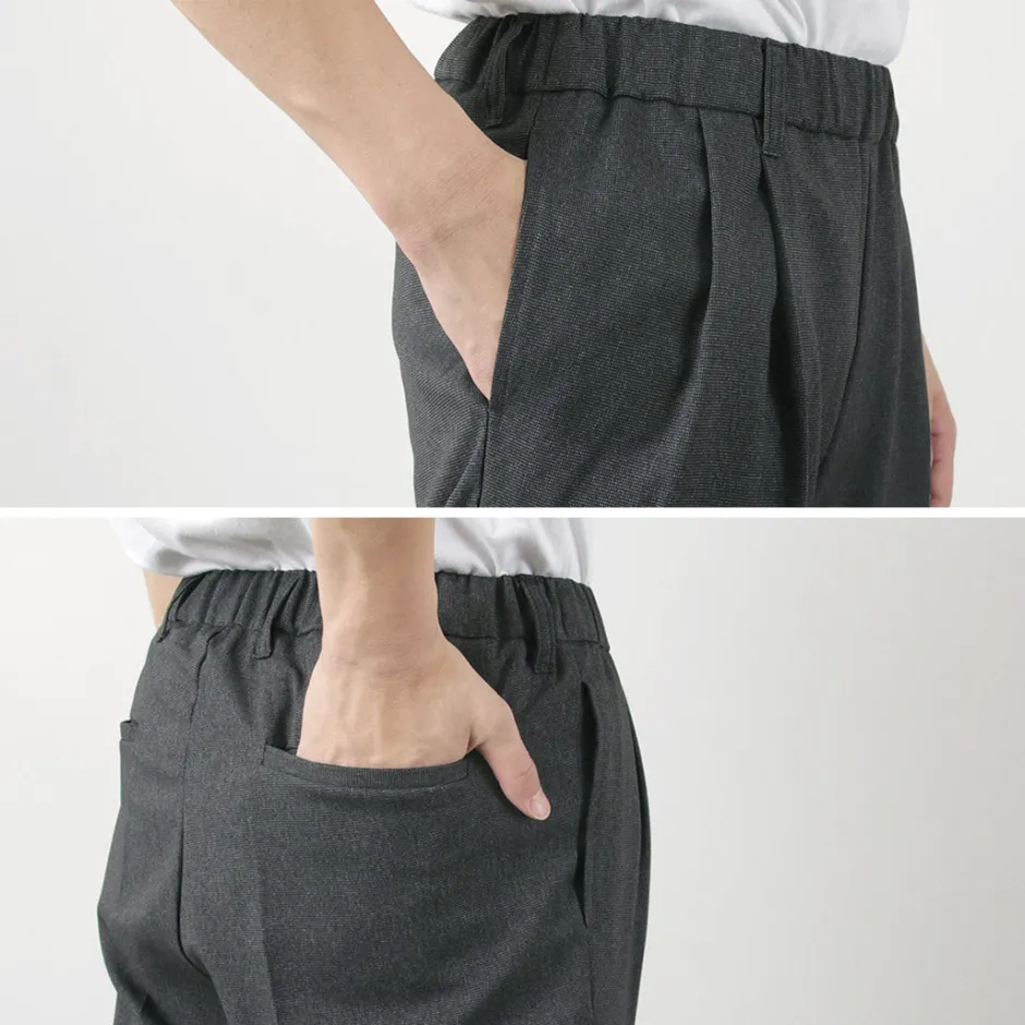 Trousers^FLISTFIA / Wool-like Tuck Wide Trouesrs
