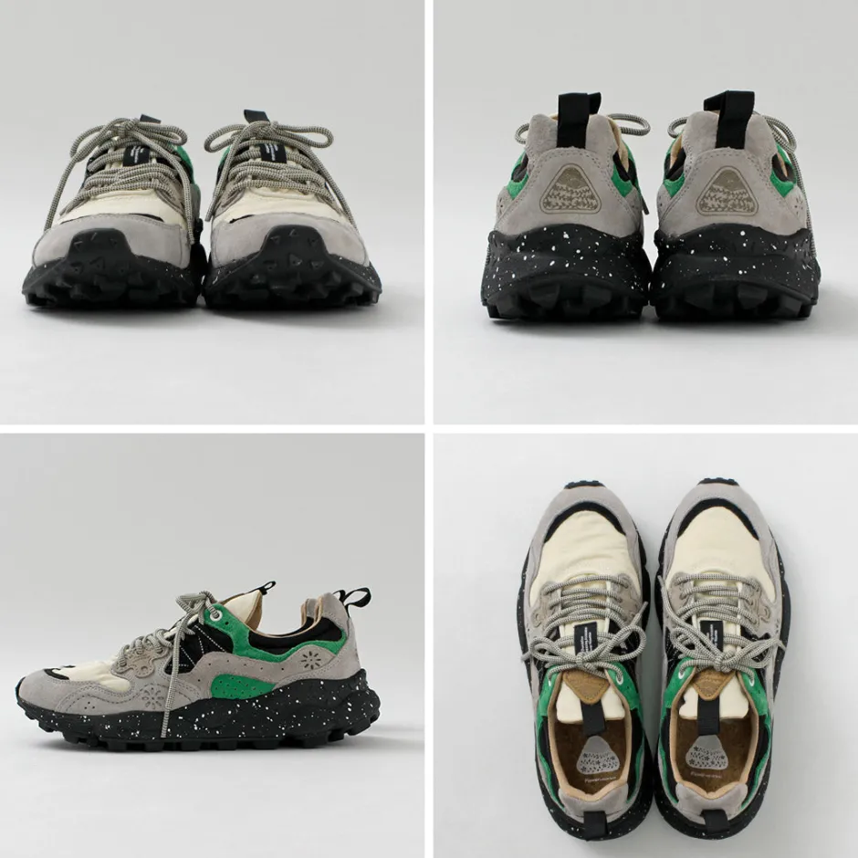 Sneakers^FLOWER MOUNTAIN / Yamano Three Pig Suede and Nylon Sneakers