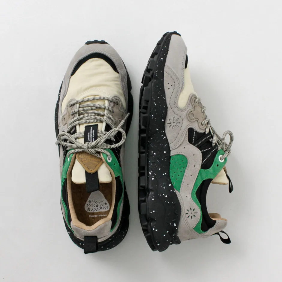 Sneakers^FLOWER MOUNTAIN / Yamano Three Pig Suede and Nylon Sneakers