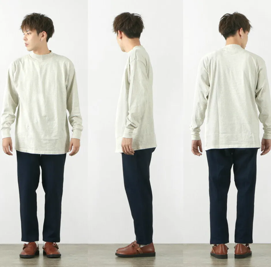 T-Shirts^FNOR / Mock Neck Long Sleeve T-Shirt