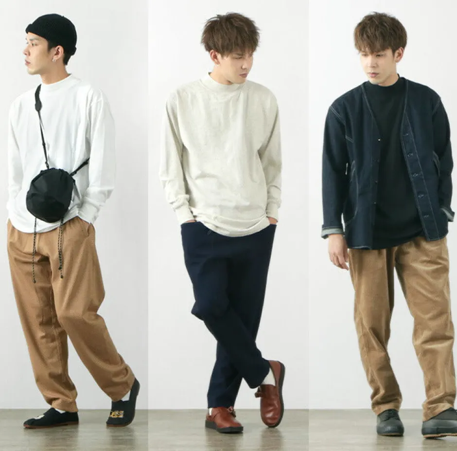 T-Shirts^FNOR / Mock Neck Long Sleeve T-Shirt