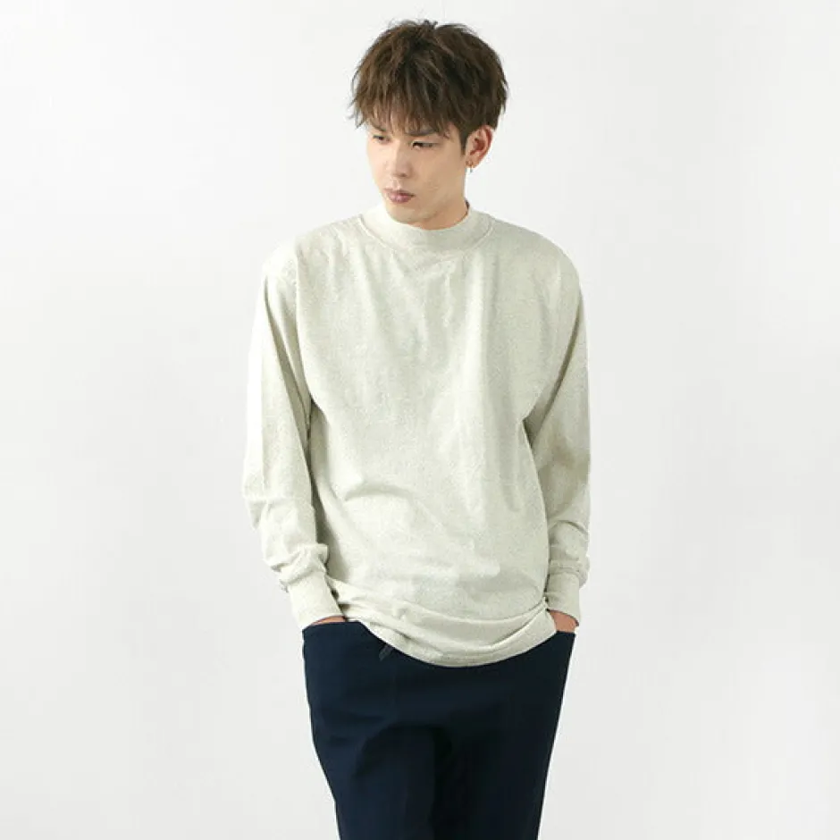 T-Shirts^FNOR / Mock Neck Long Sleeve T-Shirt