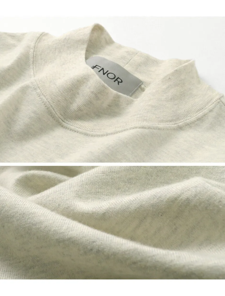 T-Shirts^FNOR / Mock Neck Long Sleeve T-Shirt