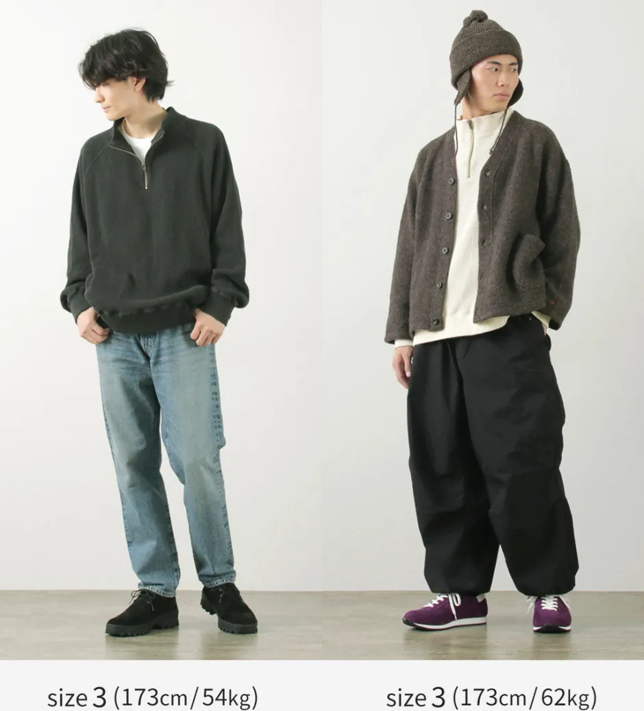Sweatshirts^FNOR / Open-Ended Waffle Half-Zip Pullover