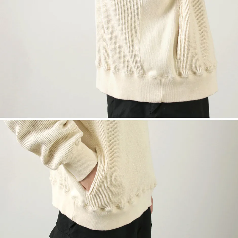Sweatshirts^FNOR / Open-Ended Waffle Half-Zip Pullover