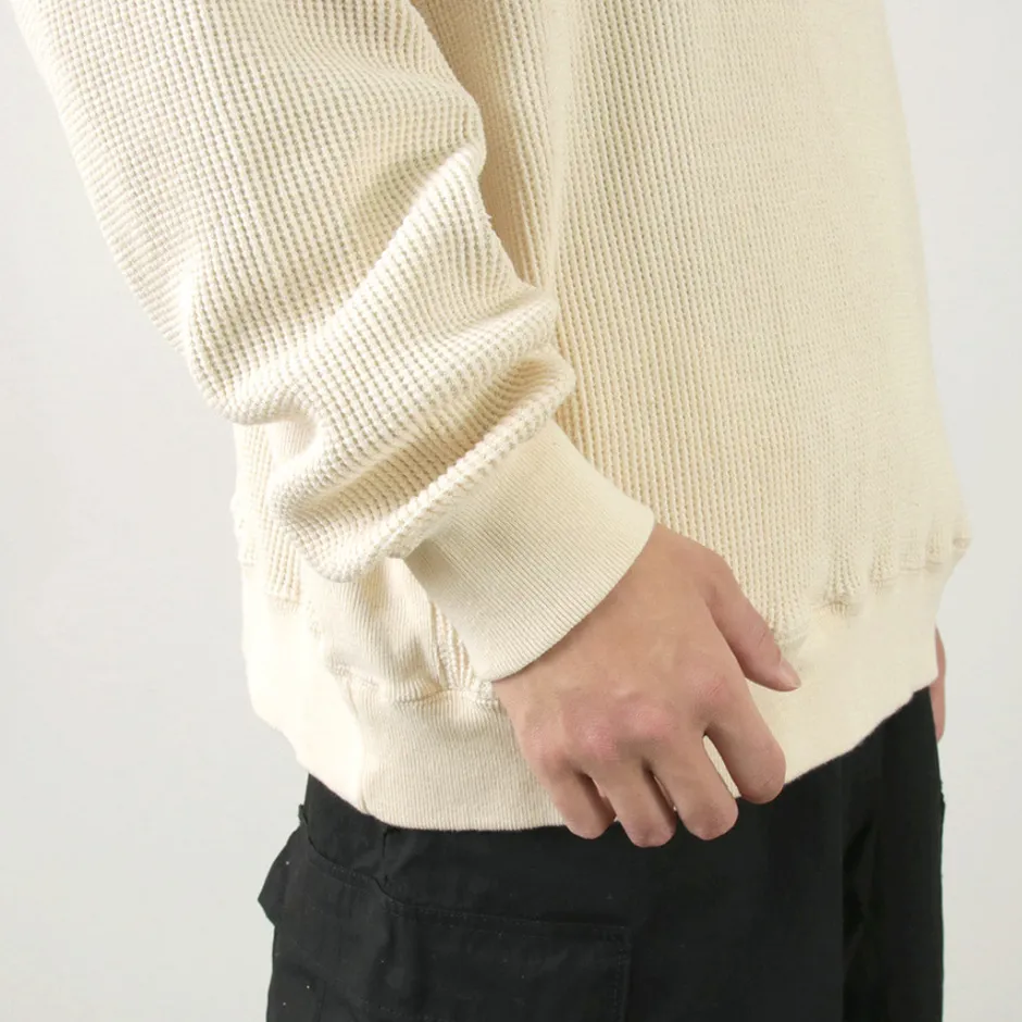 Sweatshirts^FNOR / Open-Ended Waffle Half-Zip Pullover
