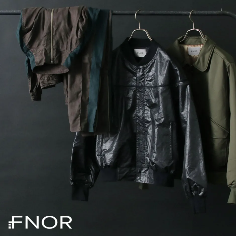 Jackets^FNOR / Slight Satin Pair Away Flight Jacket khaki
