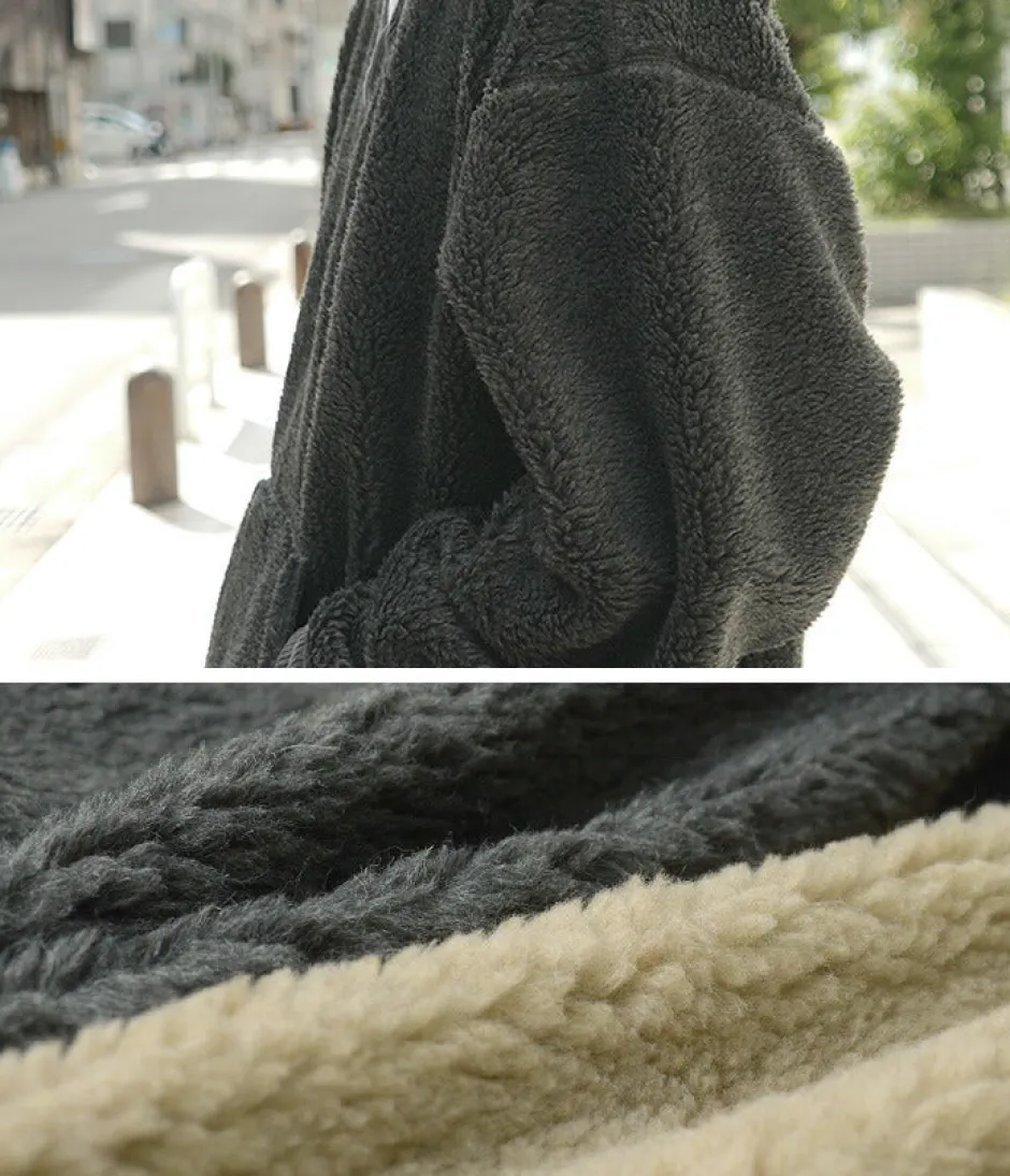Sweatshirts^FNOR / V-Neck Boa Pullover