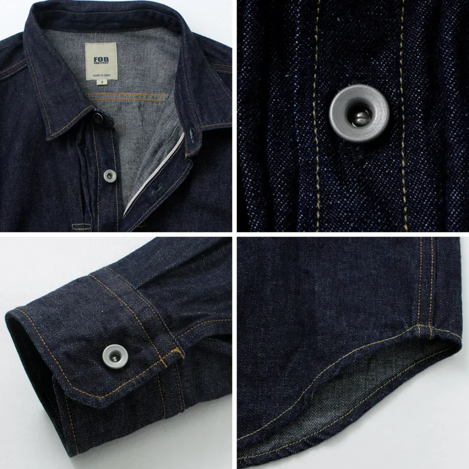 Shirts^FOB FACTORY / Denim Cole Minor shirt