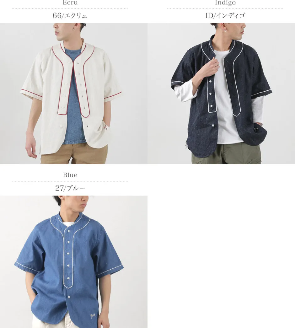 Shirts^FOB FACTORY / F3490 Baseball Shirt