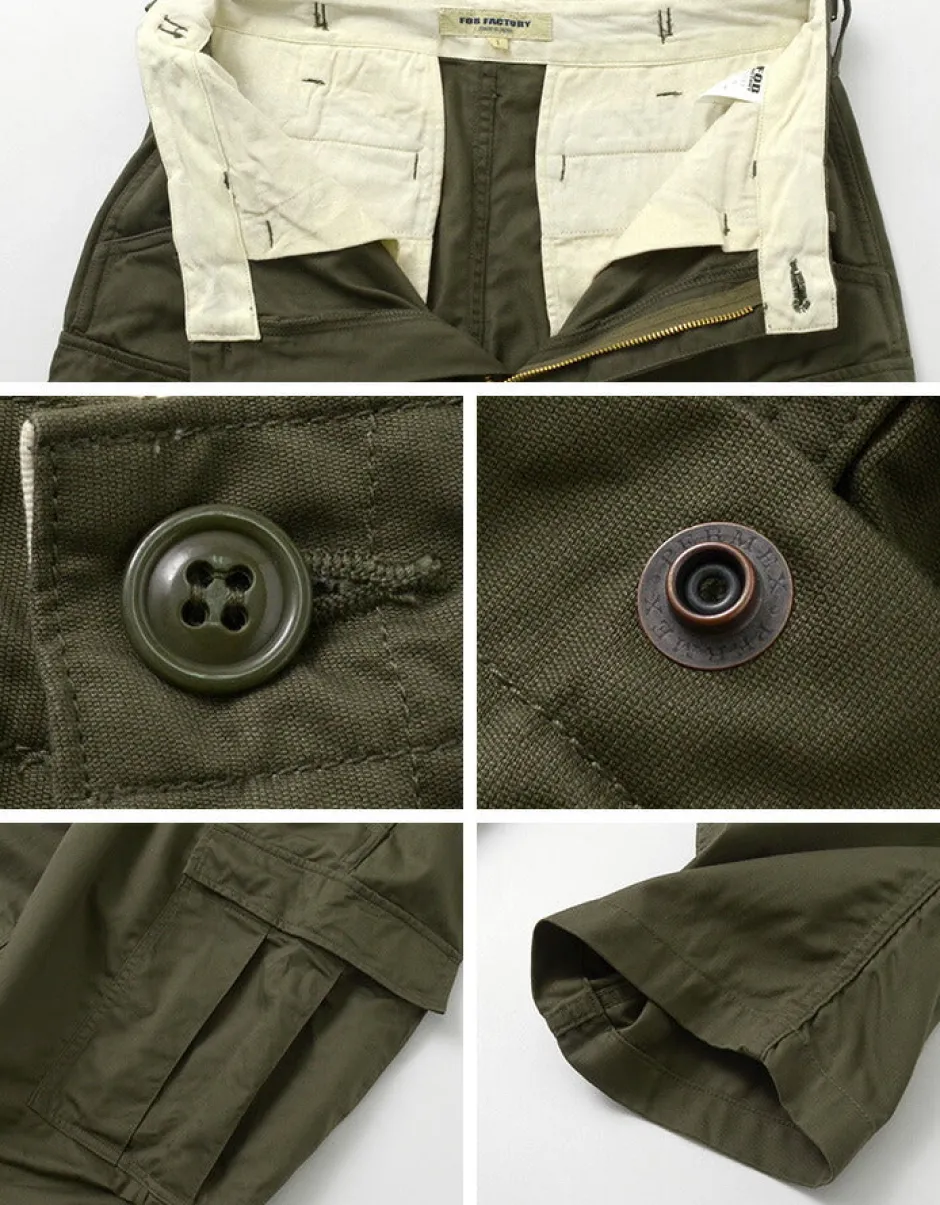 Trousers^FOB FACTORY / F0503 cargo trousers olive