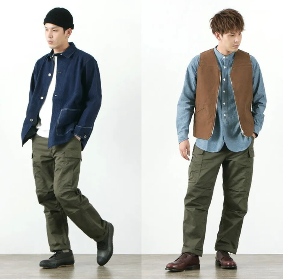 Trousers^FOB FACTORY / F0503 cargo trousers olive