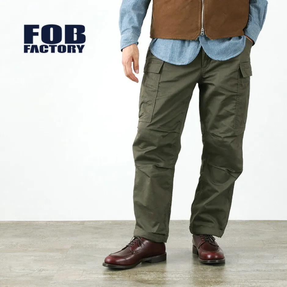 Trousers^FOB FACTORY / F0503 cargo trousers olive