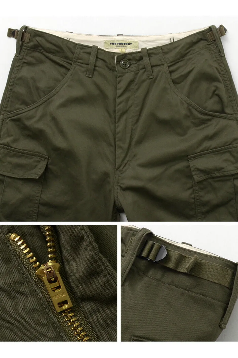 Trousers^FOB FACTORY / F0503 cargo trousers olive