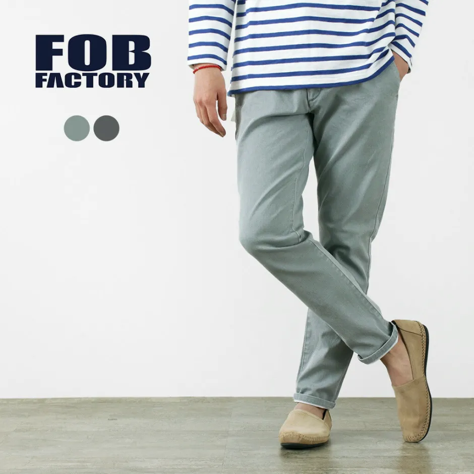 Trousers^FOB FACTORY / F0510 Carrot Easy Pants