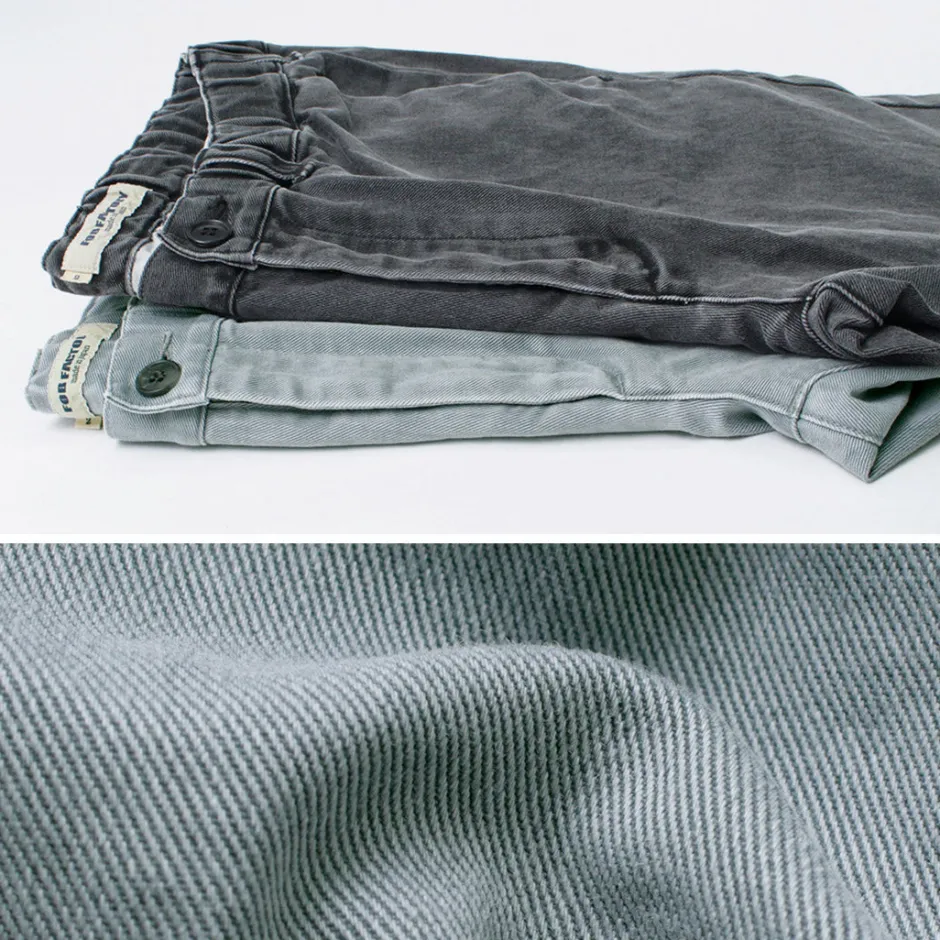 Trousers^FOB FACTORY / F0510 Carrot Easy Pants