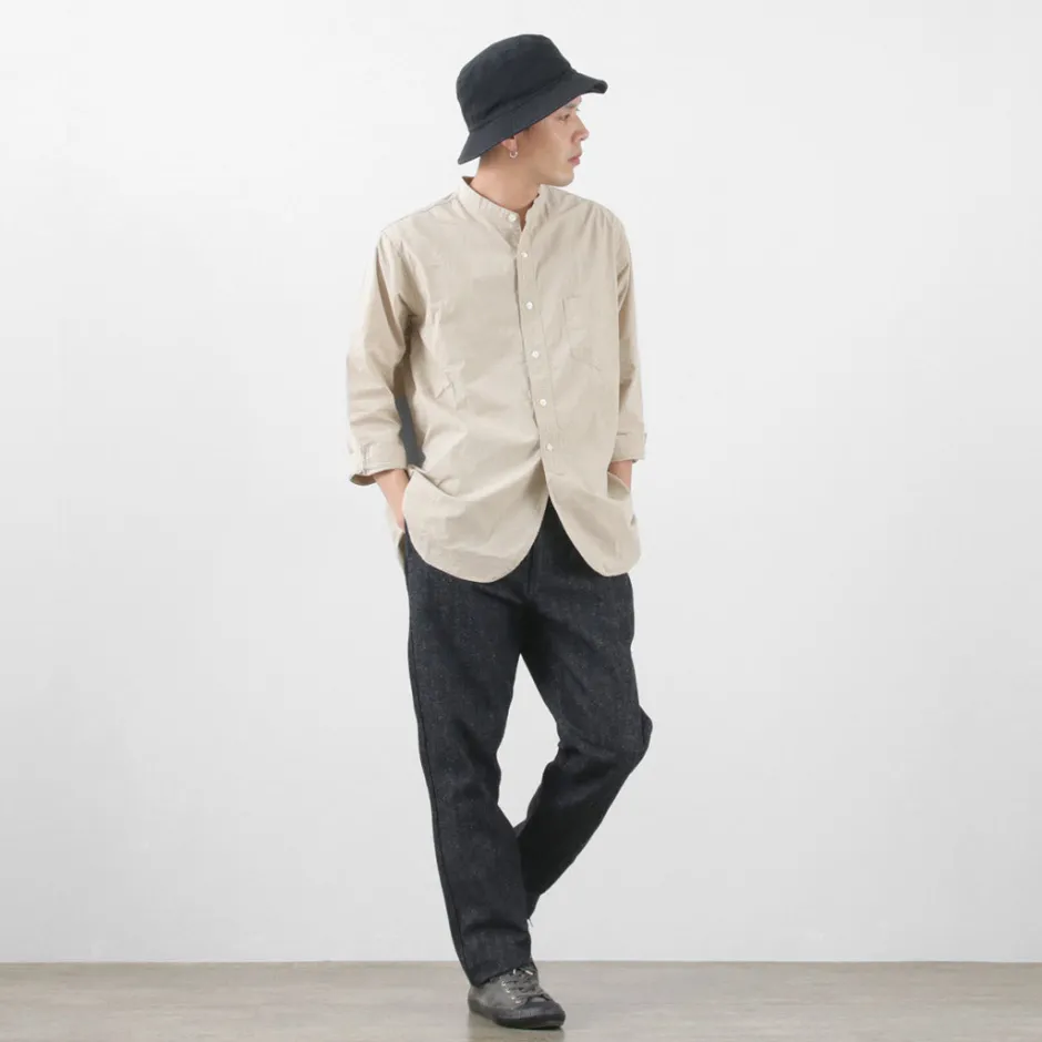 Work Pants & Chinos^FOB FACTORY / F0516 Cotton hemp herringbone Trouser