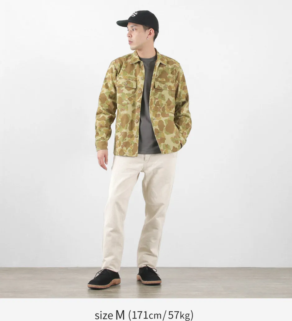 Work Pants & Chinos^FOB FACTORY / F0516 Cotton hemp herringbone Trouser
