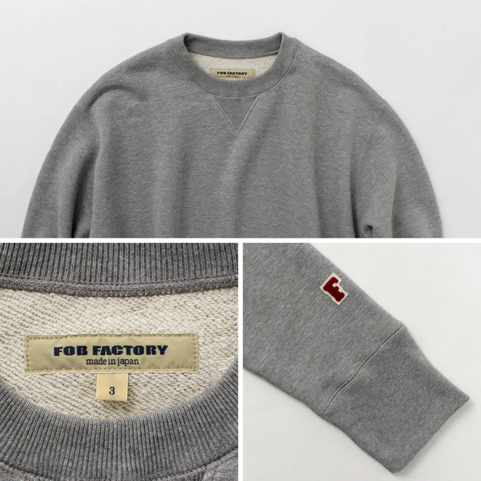 Sweatshirts^FOB FACTORY / F7098 Crewneck Sweatshirt lightgrey