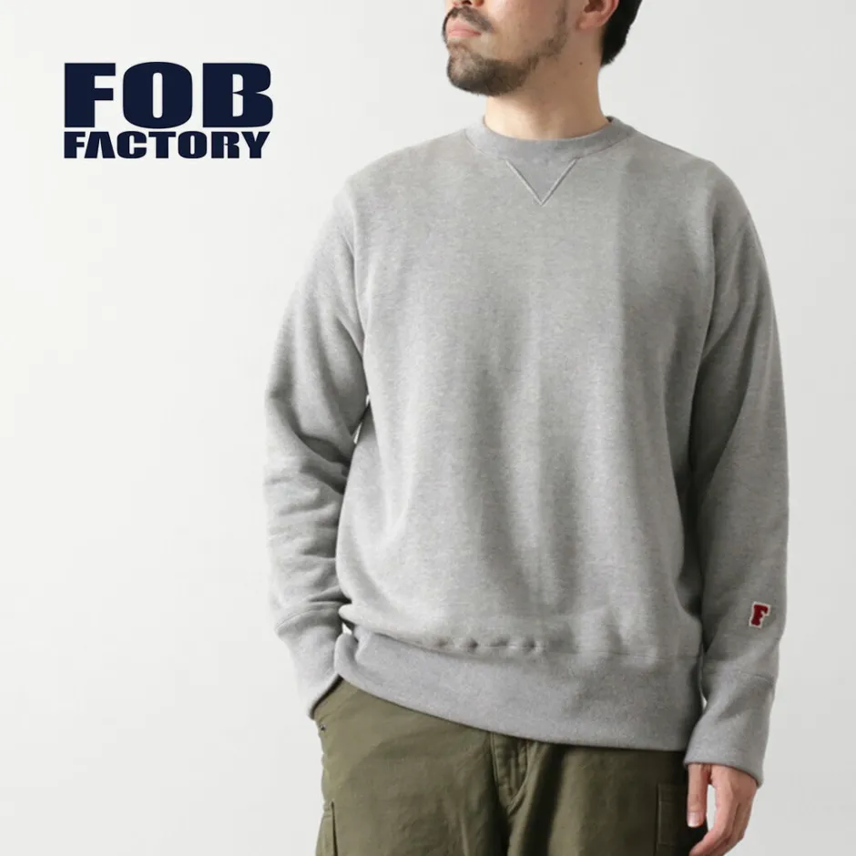 Sweatshirts^FOB FACTORY / F7098 Crewneck Sweatshirt lightgrey