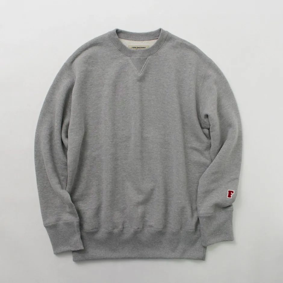 Sweatshirts^FOB FACTORY / F7098 Crewneck Sweatshirt lightgrey