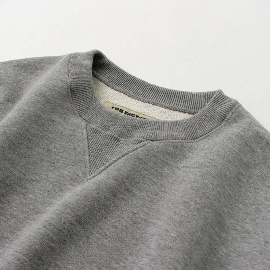 Sweatshirts^FOB FACTORY / F7098 Crewneck Sweatshirt lightgrey