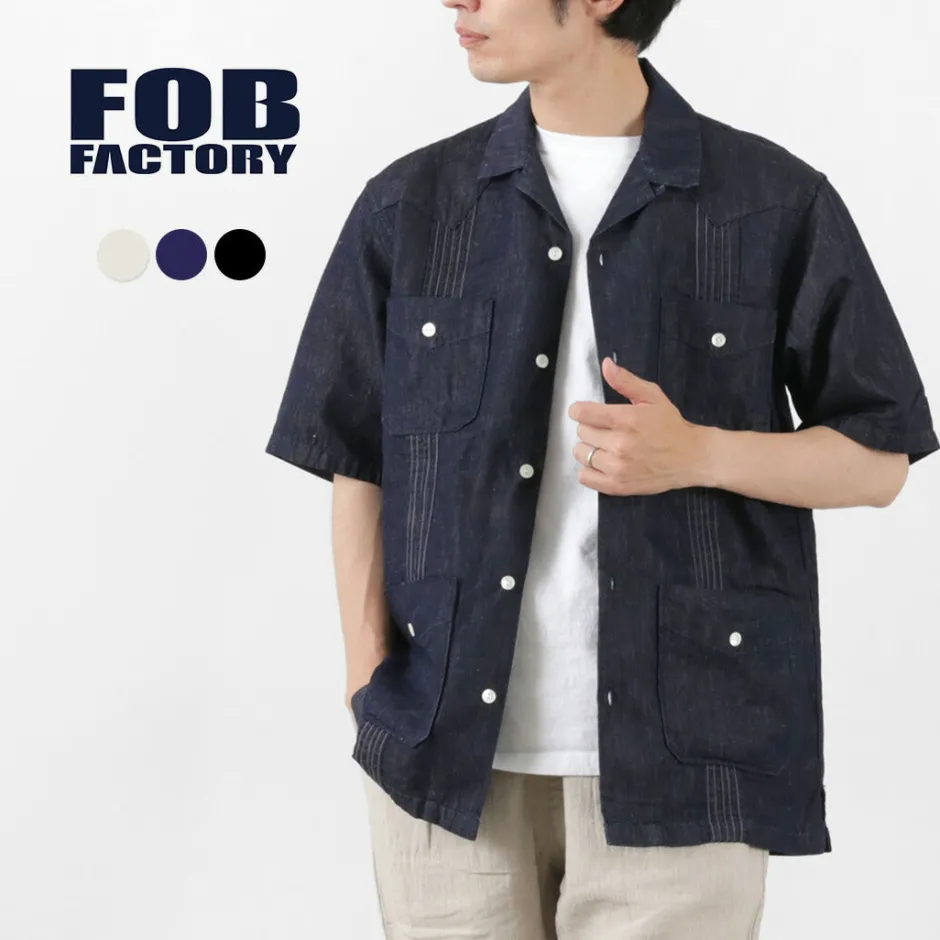 Shirts^FOB FACTORY / F3491 Cuba shirt