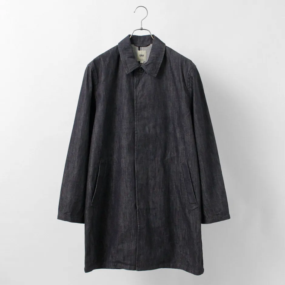 Coats^FOB FACTORY / F2437 Denim bask coat one-wash