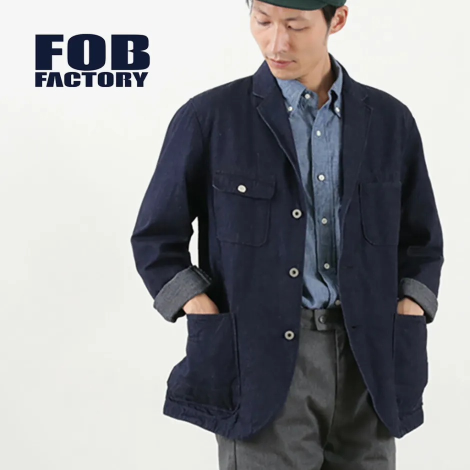 Jackets^FOB FACTORY / F2434 Engineer denim